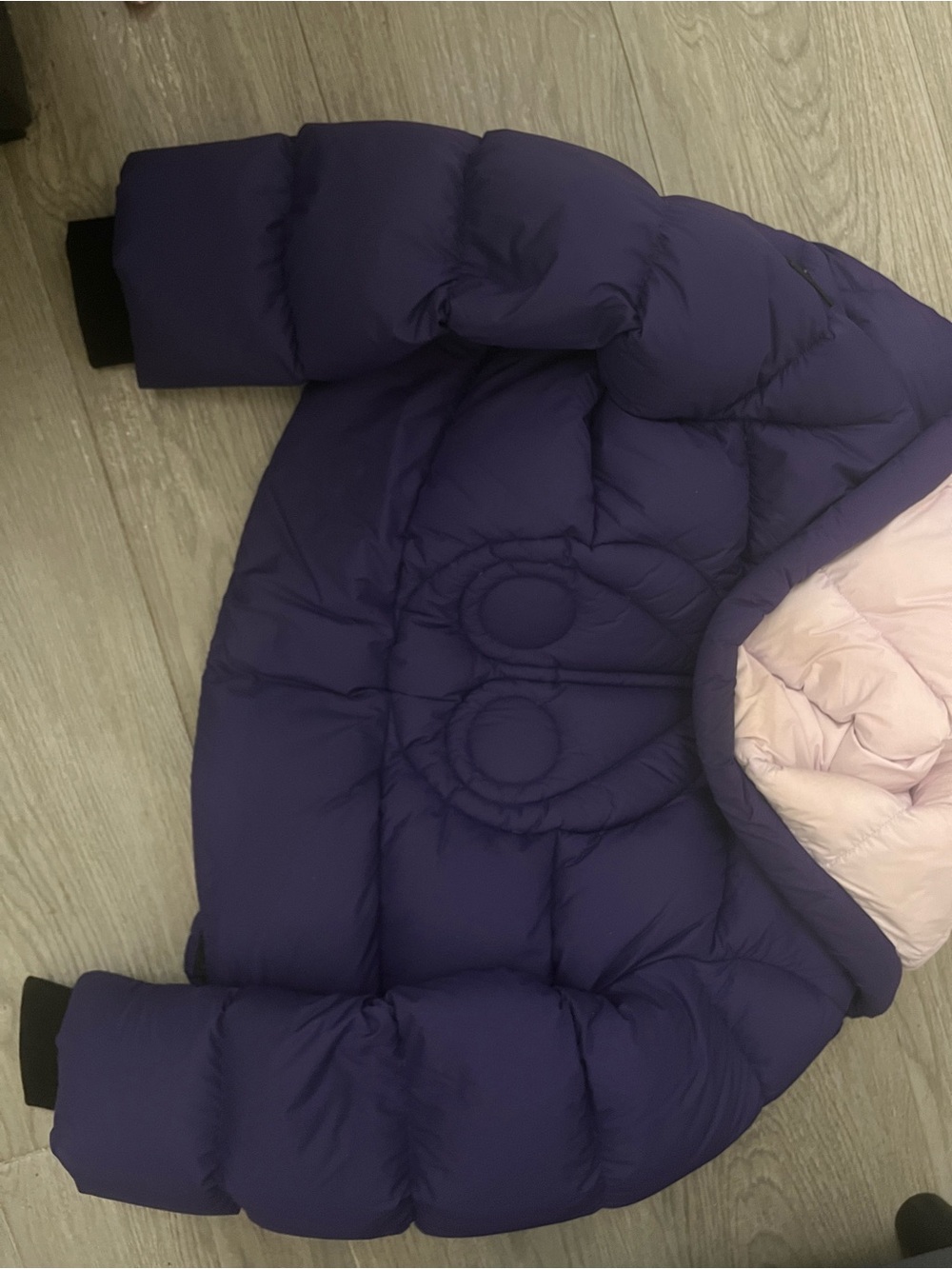Moose Knuckles Purple Puffer Jacket coat